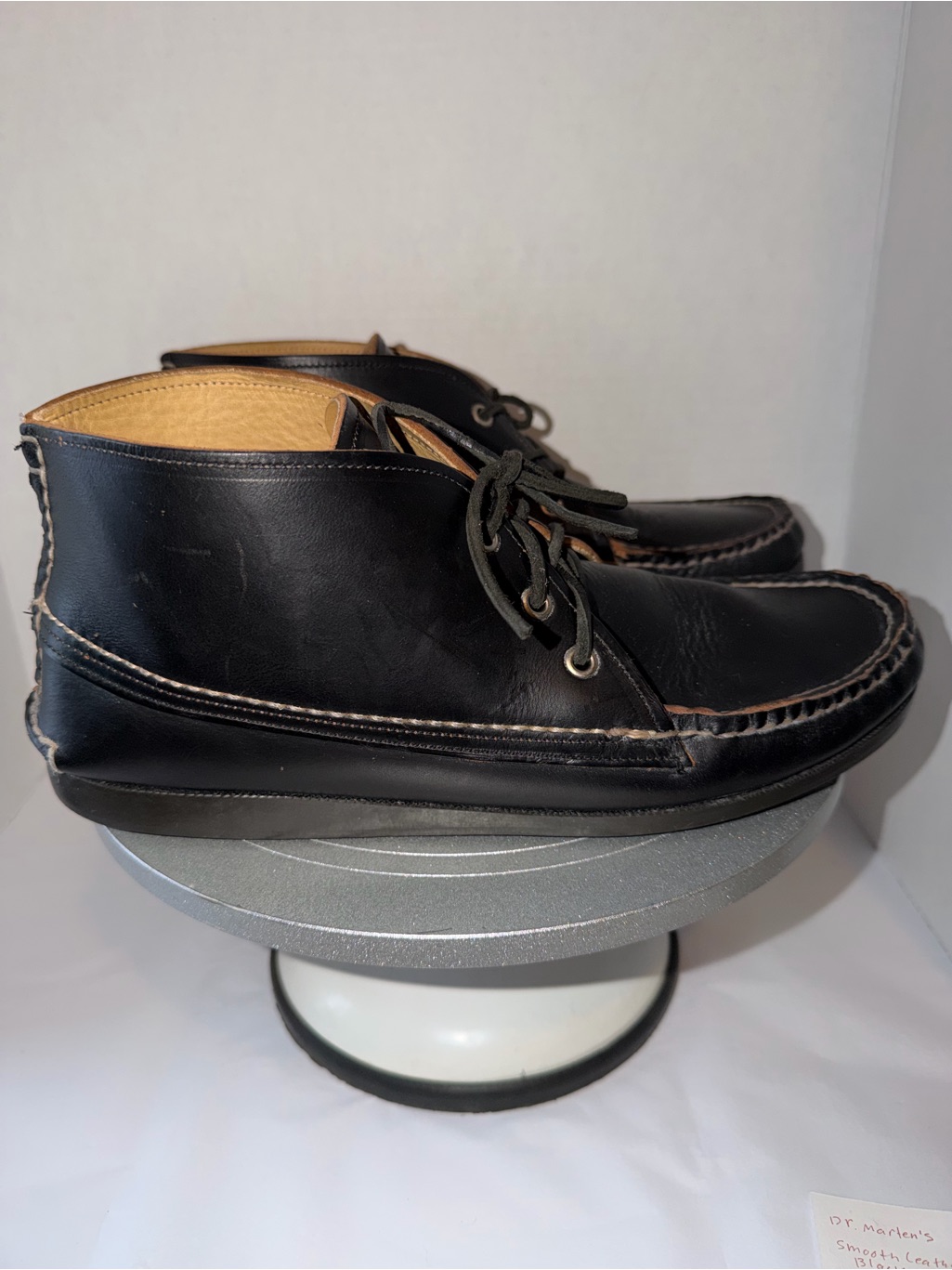 Quoddy Leather Chukka Boots Black Mens Sz 10.5